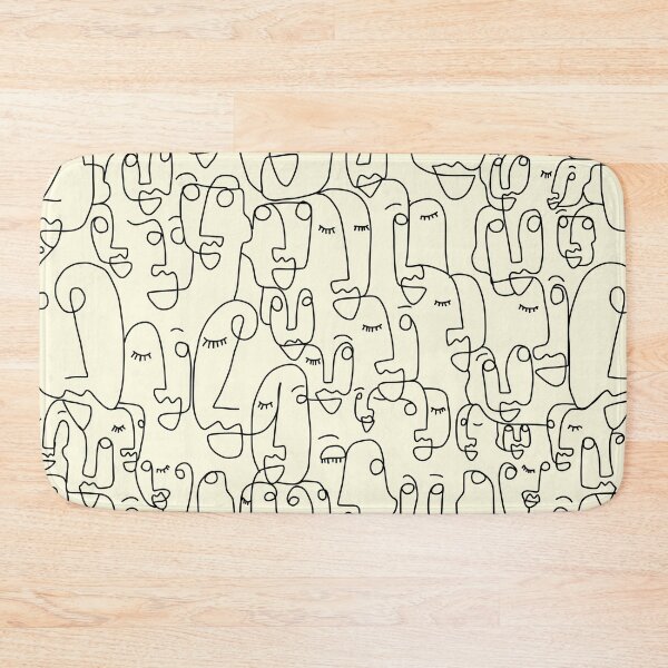 Item preview, Minimalist Abstract Line Faces designed and sold by ❤ stickers by bee ❤.