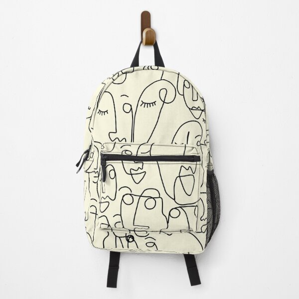 Item preview, Minimalist Abstract Line Faces designed and sold by ❤ stickers by bee ❤.