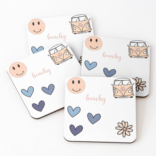 Item preview, beachy sticker pack designed and sold by Designs By Leah & Phoebe.