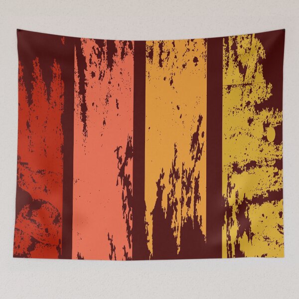 Item preview, Sunset Colored Distressed Striped designed and sold by ChezM1989.