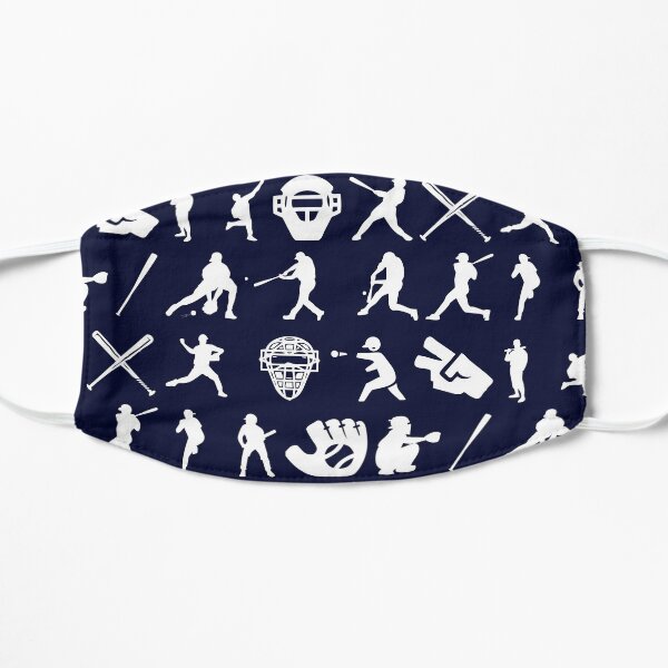 Funky Baseball Collage (black background) Mask
