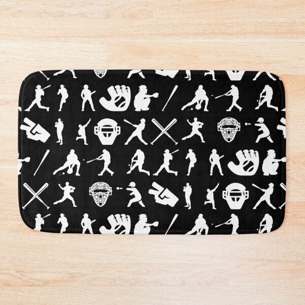 Item preview, Funky Baseball Collage (black background) designed and sold by Leeloks.