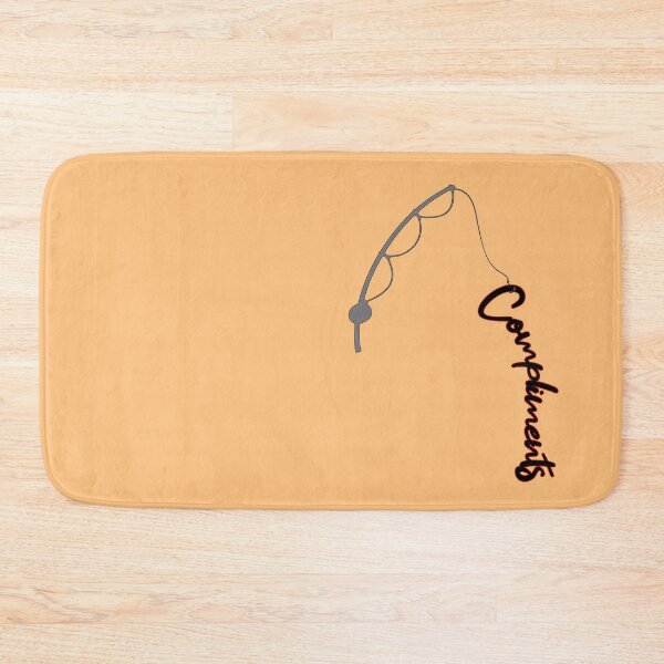 Item preview, Fishing for compliments black designed and sold by frankuffmann.