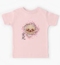 CHERRY BLOSSOM SKULL Kids Tee