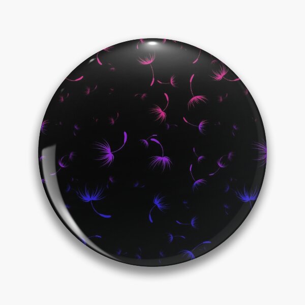 Item preview, Dandelion Seeds Bisexual Pride (black background) designed and sold by Falln.