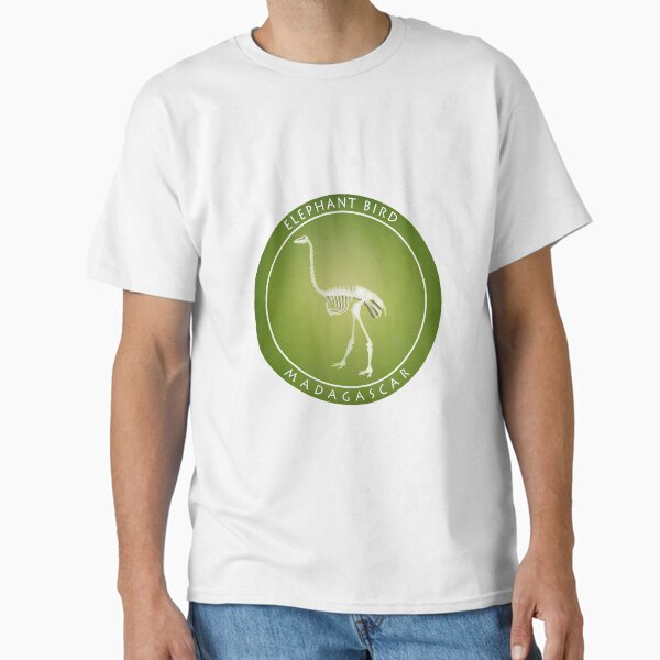 Elephant bird Madagascar wildlife Classic T-Shirt