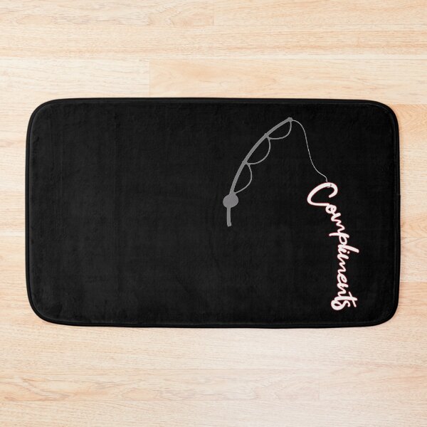 Item preview, Fishing for compliments white designed and sold by frankuffmann.