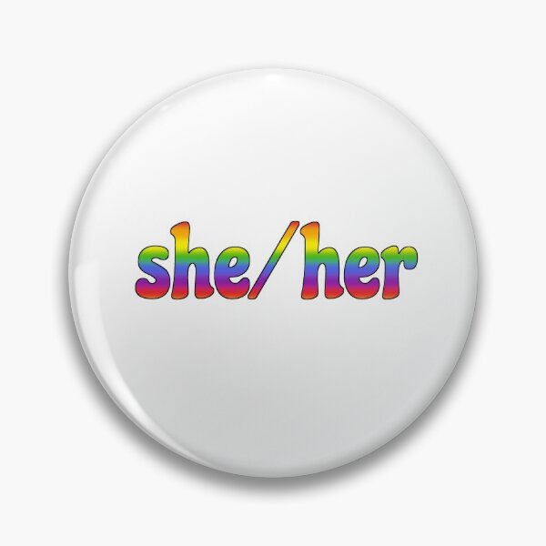 Item preview, she/her preferred pronoun designed and sold by the-baking-ots.
