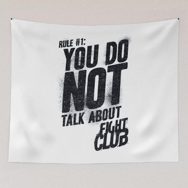 Item preview, You Do Not Talk About Fight Club designed and sold by Ravensclaw3.