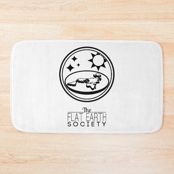 Item preview, The Flat Earth Society designed and sold by VectorDesigner.