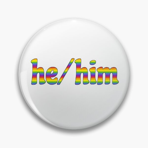 Item preview, He/him preferred pronoun designed and sold by the-baking-ots.