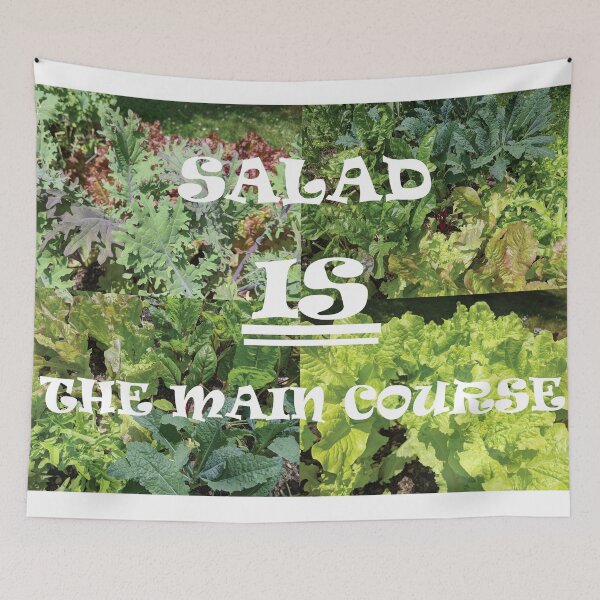 Item preview, La ensalada es el plato principal designed and sold by rebeccartt.