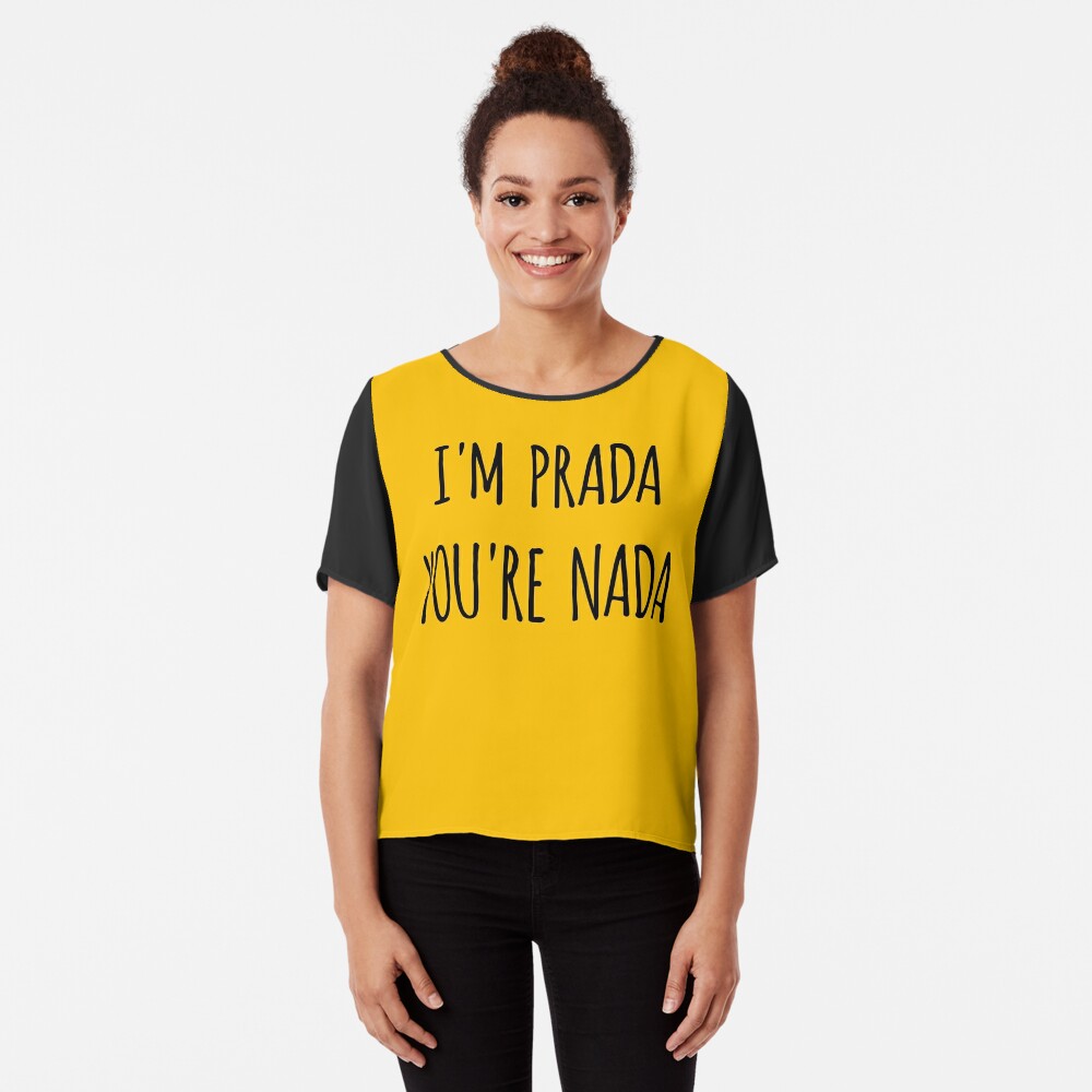 I'm Prada You're Nada shirt summer shirt Tote Bag for Sale by SheMayKeL  Design