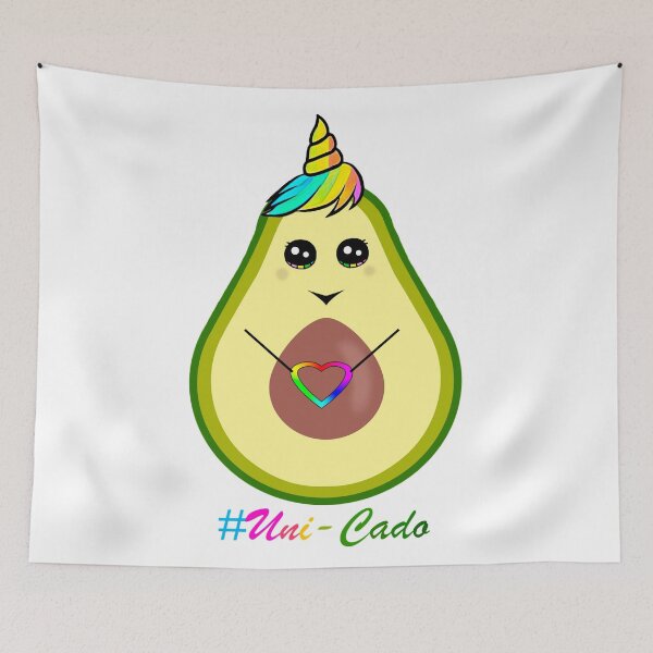 Item preview, Cute "Uni - Cado" designed and sold by TheRedPrincess.