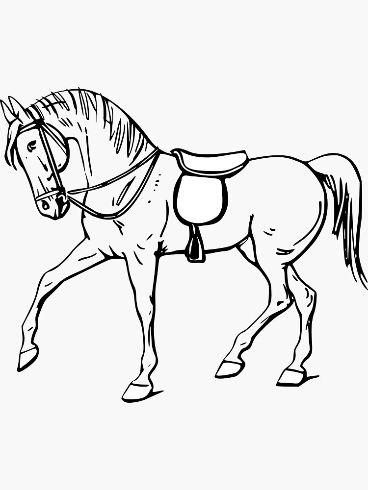 "Color your horse" Sticker for Sale by miketexas75 Redbubble