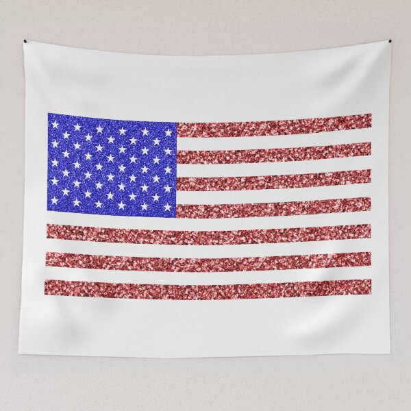 Artikelvorschau, Glitzer amerikanische Flagge entworfen und verkauft von CassieG00.