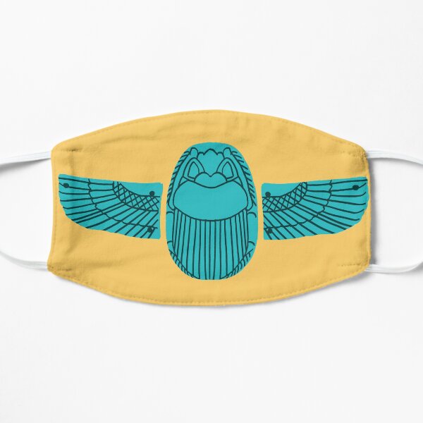 Egyptian Faience Flat Mask