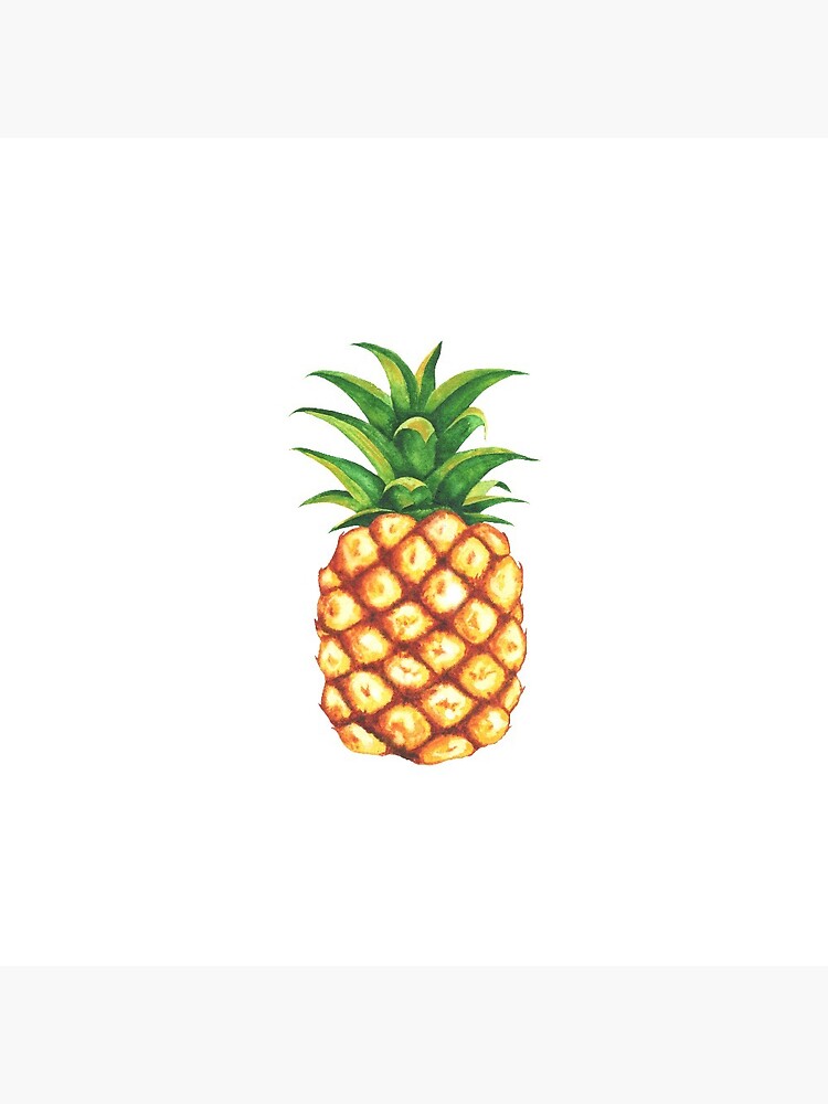 Discover Watercolor Cute Pineapple Pin