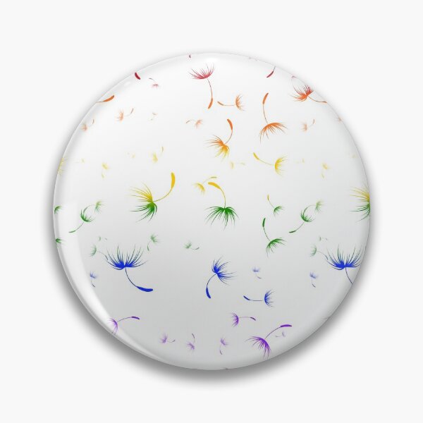 Item preview, Dandelion Seeds Gay Pride (fondo blanco) designed and sold by Falln.