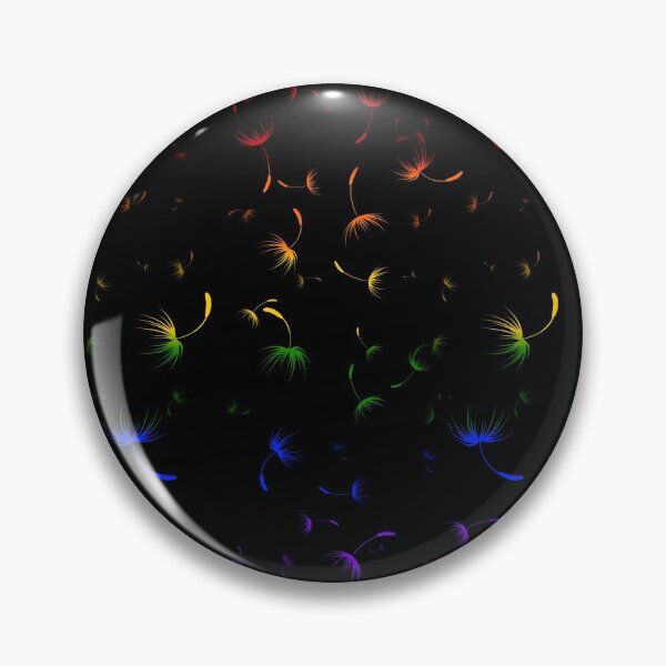 Item preview, Dandelion Seeds Gay Pride (fondo negro) designed and sold by Falln.