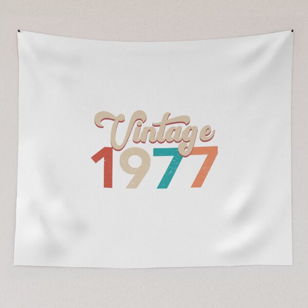 Item preview, Vintage 1977 - 1977 Birthday Gift - Born in 1977 - 43rd Birthday designed and sold by HappyTees Lab.