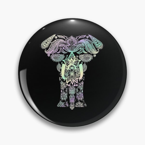 Item preview, Rainbow Mandala Elephant Gift Colorful Buddhist Elephant print designed and sold by D-C-Designs.