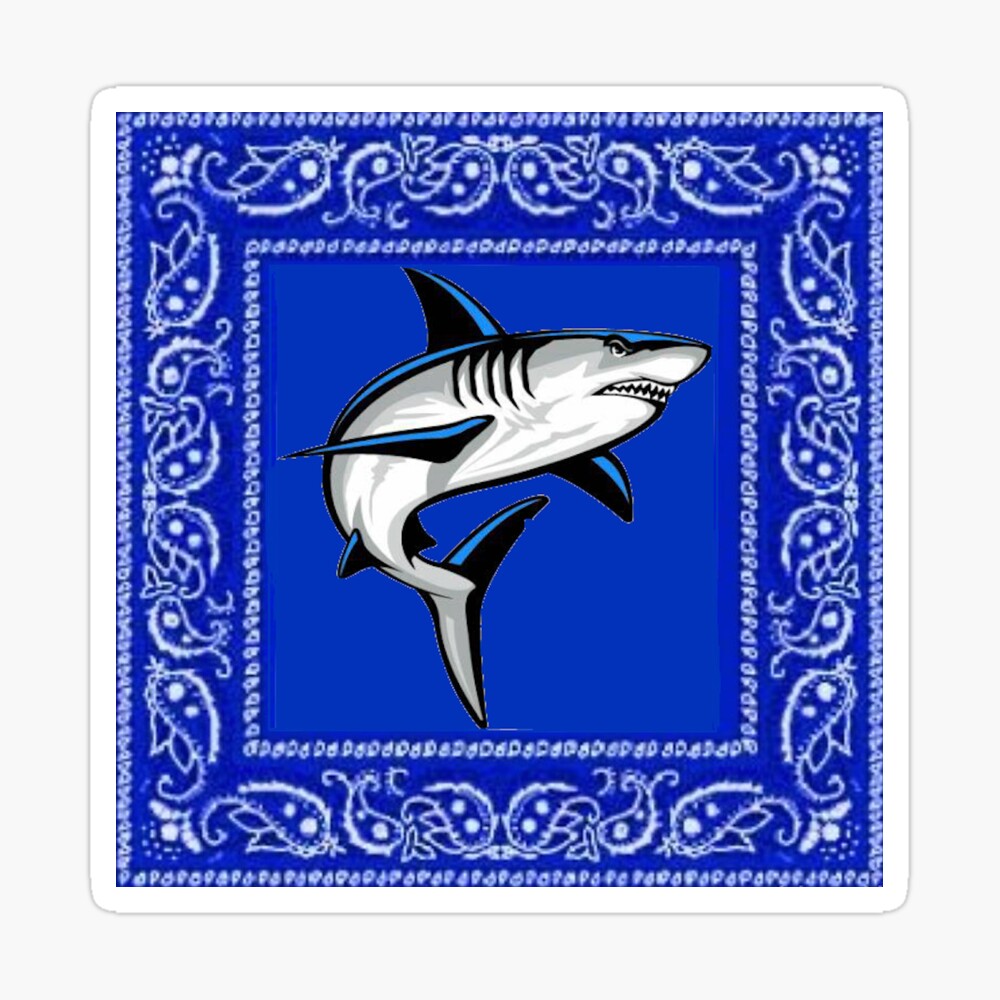 Nsu Sharks Bandana Print Zipper Pouch By Shaboiclean Redbubble