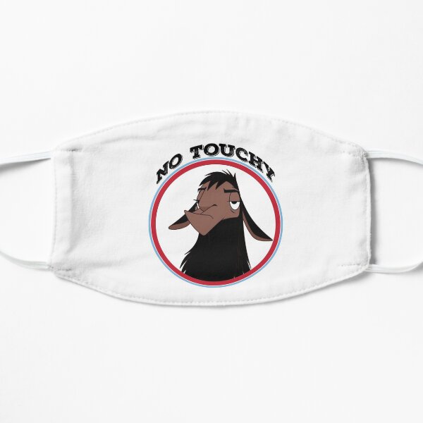 Kuzco NO TOUCHY sad llama emperor's new groove emperor david spade back off no touch funny gift Mask