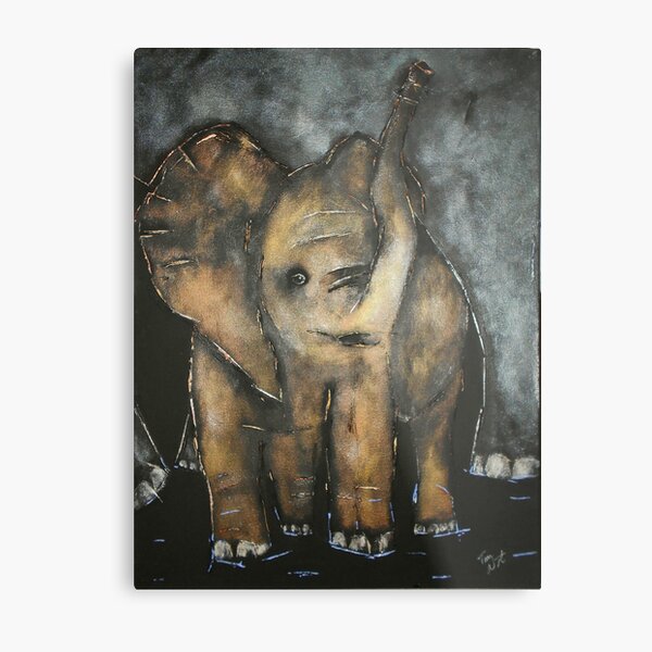 Baby Elephant 3 Metal Print