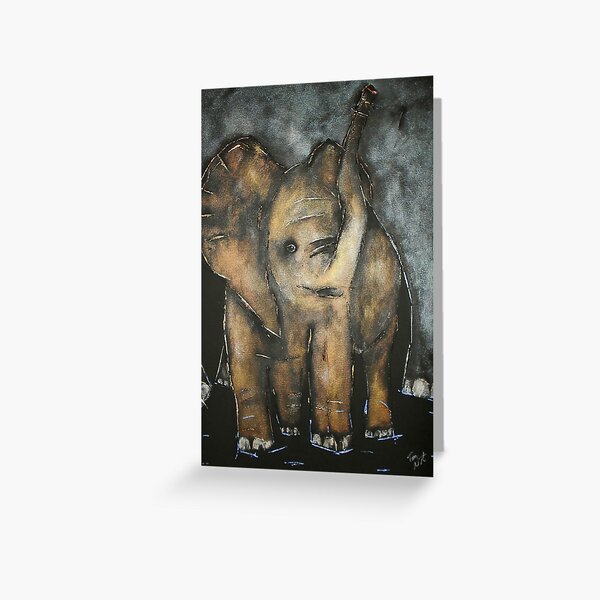 Baby Elephant 3 Greeting Card