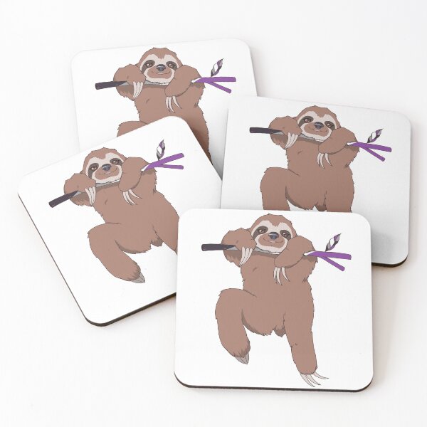 Item preview, Asexual Pride Sloth designed and sold by saltuurn.