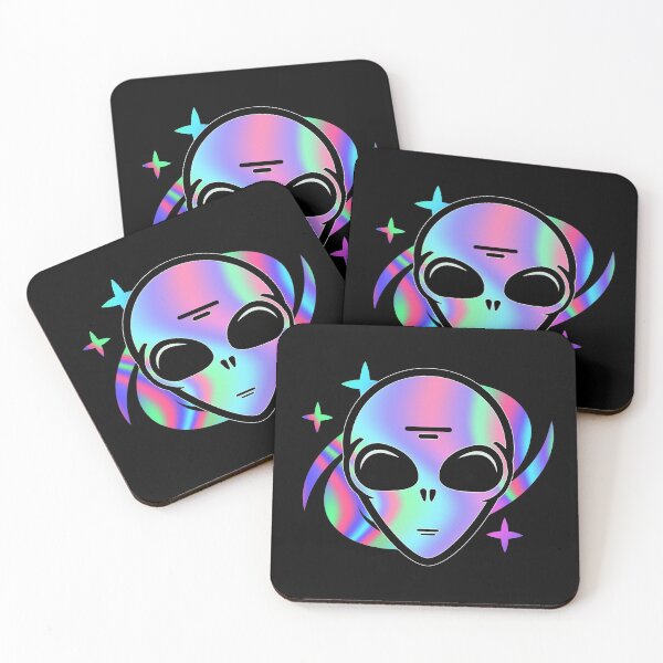 Item preview, Vaporwave Alien Head Gift Psychedelic Hippie Alien Design graphic designed and sold by D-C-Designs.