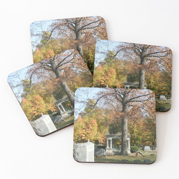 Item preview, Mausoleum, Fall Landscape Photography by Courtney Hatcher designed and sold by cghatcherart.