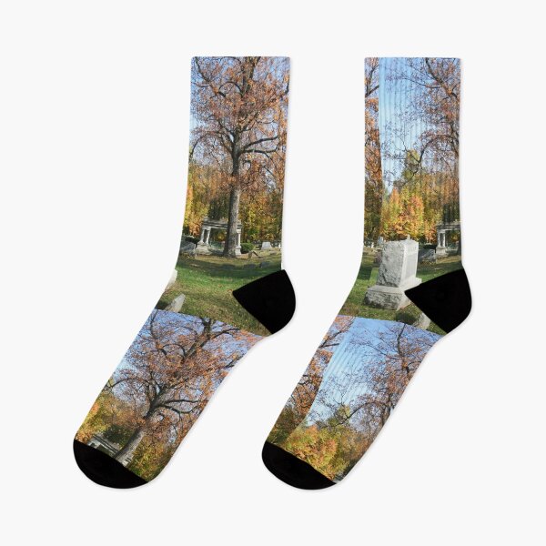 Item preview, Mausoleum, Fall Landscape Photography by Courtney Hatcher designed and sold by cghatcherart.