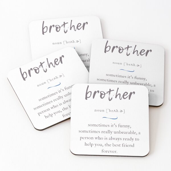 Item preview, Brother Definition | Dictionary Collection designed and sold by Designschmiede.