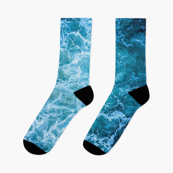 Item preview, Blue ocean summer beach waves pattern  designed and sold by conceptDVS.