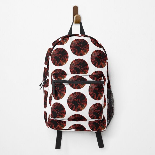 Item preview, Black and red world globe abstract designed and sold by Maks08.