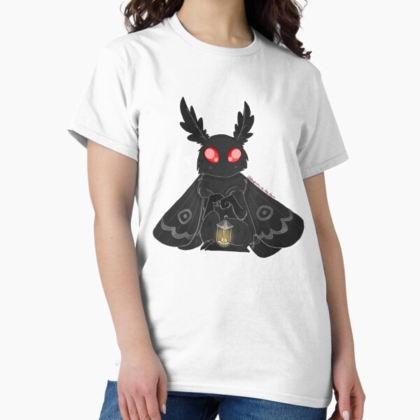 Artikel-Vorschau von Kleiner Mothman (Mothling!) mit Lampe, kawaii cryptid, designt und verkauft von OTBPShop.