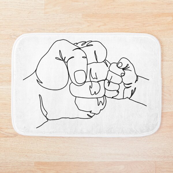 Item preview, Family fist bump in black designed and sold by SibMa.
