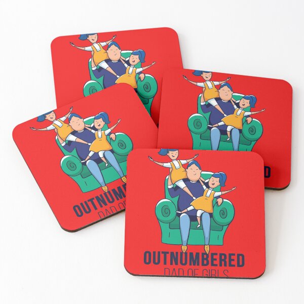 Item preview, Outnumbered dad of girls designed and sold by MihneaL.