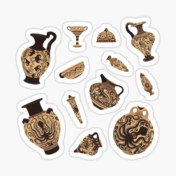 Ancient Greek Stickers for Sale Page 3