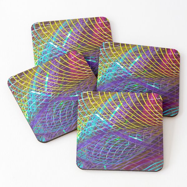 Item preview, Colorful Plastic Mesh Pattern designed and sold by wildjellybeans.