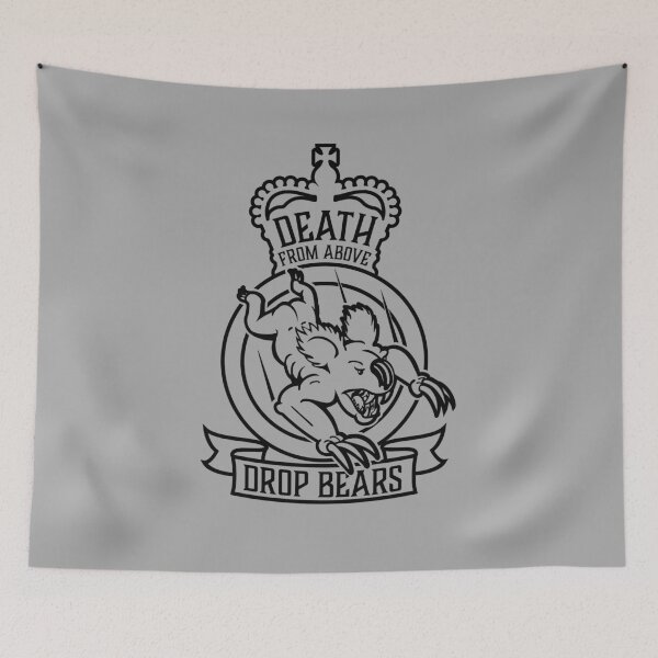 Item preview, Drop Bears B&W Version designed and sold by Radial Designs.