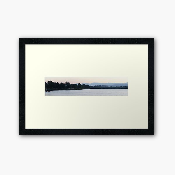 The Lake Pano Framed Art Print