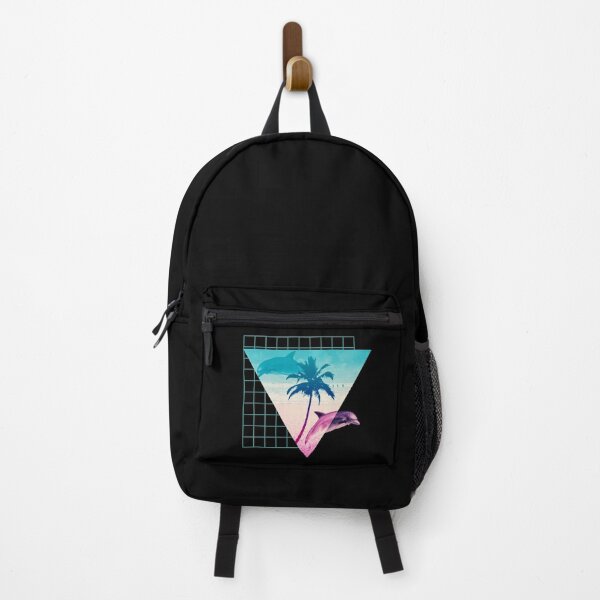 Item preview, Aesthetic Dolphins 80's & 90s Hypnotic Summer Beach print design designed and sold by D-C-Designs.