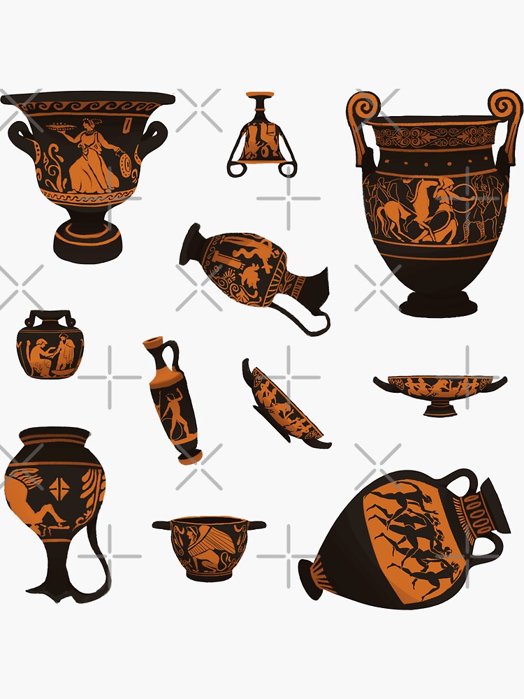 Ancient Greek Pottery by flaroh