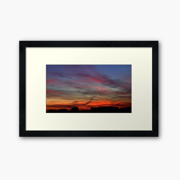 Sunset Sky Framed Art Print