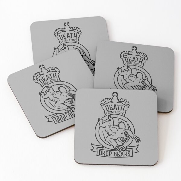 Item preview, Drop Bears B&W Version designed and sold by Radial Designs.