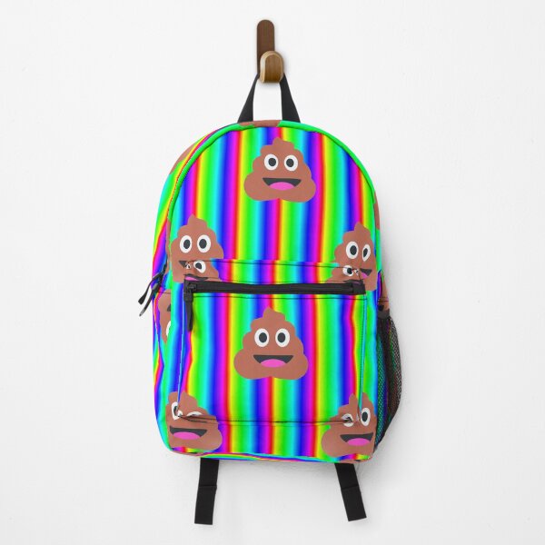 Item preview, rainbow poop emoji designed and sold by Gossip Rag.