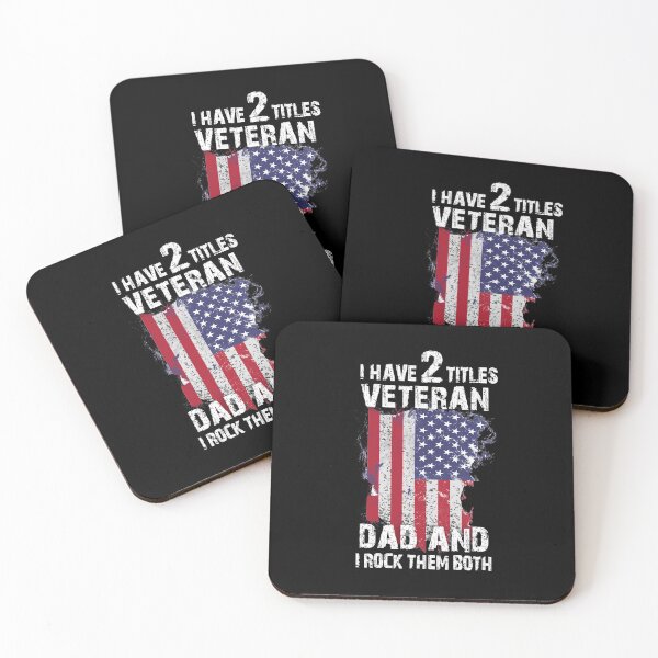 Item preview, I Have Two Titles Veteran Dad And I Pick Them Both For Pats print designed and sold by AYDreamers.